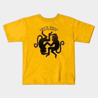 Let's Roll Jiu-Jitsu Design Co. Monkeys Kids T-Shirt